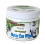 Wally's Natural Outer Ear Wipes (50 Pads)