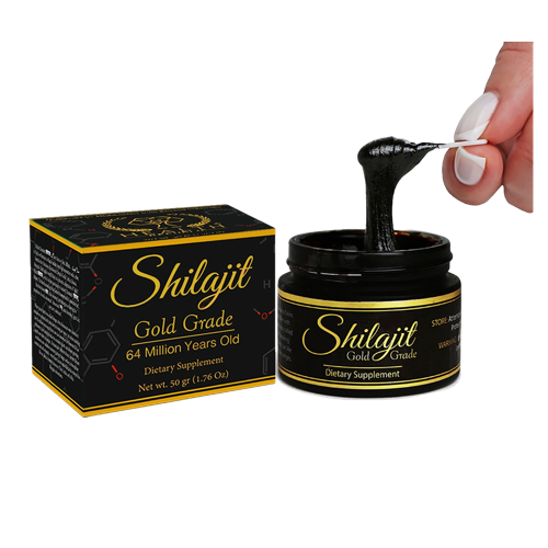 100% Shilajit Resin, raw, 50 gr, 150 days supply jar