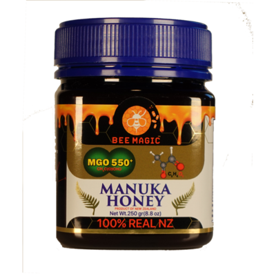 Bee Magic Manuka Honey MGO550+, 8.8 oz, 250 gr