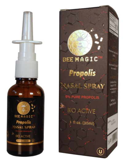 Bee Magic Propolis Nasal Spray, 30 ml, 1 fl. oz Kosher OU