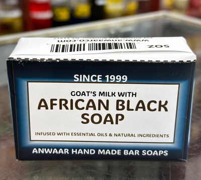 Anwaar Co. Goat Milk with African Black Soap