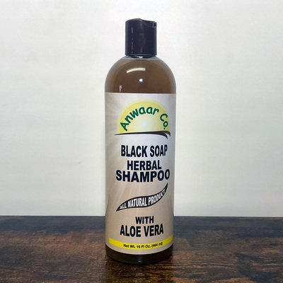 Anwaar Co - Black Soap herbal shampoo w/ aloe vera